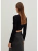 STEFANEL Cardigan in Schwarz