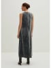 STEFANEL Samtkleid in Anthrazit