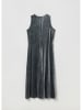 STEFANEL Samtkleid in Anthrazit