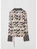 STEFANEL Blouse beige/zwart