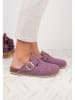 billowy Clogs in Violett