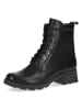 Caprice Leder-Boots in Schwarz