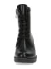 Caprice Leder-Boots in Schwarz