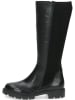 Caprice Leder-Stiefel in Schwarz