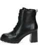 Caprice Leder-Stiefeletten in Schwarz