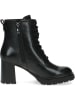 Caprice Leder-Stiefeletten in Schwarz