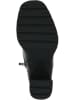Caprice Leder-Stiefeletten in Schwarz