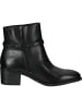 Marco Tozzi Leder-Stiefeletten in Schwarz