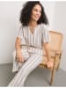 Gerry Weber Hose in Weiß/ Hellbraun