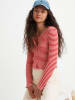 Levi´s Cardigan "Monica" in Rot/ Weiß