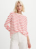 Levi´s Longsleeve "Margot" in Weiß/ Rot
