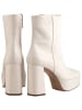 Högl Leder-Stiefeletten "Nora" in Creme