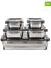 Laguiole 5er-Set: Frischhaltedosen in Silber