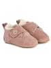 Wheat Leder-Hausschuhe in Rosa