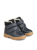 Wheat Leder-Winterboots in Dunkelblau
