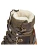 Wheat Leder-Winterboots in Braun/ Khaki