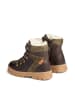 Wheat Leder-Winterboots in Braun/ Khaki