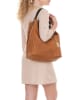 Anna Morellini Leren schoudertas "Sebastiana" camel - (B)38 x (H)36 x (D)14 cm