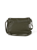 Anna Morellini Leder-Umhängetasche "Orlanda" in Oliv - (B)29 x (H)23 x (T)12 cm