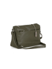 Anna Morellini Leder-Umhängetasche "Orlanda" in Oliv - (B)29 x (H)23 x (T)12 cm