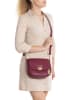 Anna Morellini Leren schoudertas "Iseppa" bordeaux - (B)24 x (H)21 x (D)9 cm