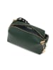 Anna Morellini Leren handtas "Gessica" donkergroen - (B)27 x (H)20 x (D)12 cm