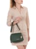 Anna Morellini Leren handtas "Gessica" donkergroen - (B)27 x (H)20 x (D)12 cm