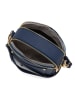 Anna Morellini Leder-Umhängetasche "Aldina" in Dunkelblau - (B)22 x (H)18 x (T)11 cm