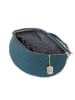 Anna Morellini Leder-Brustbeutel "Rufina" in Blau - (B)30 x (H)18 x (T)9 cm
