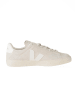 Veja Skórzane sneakersy "Campo" w kolorze beżowo-białym