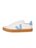 Veja Leder-Sneakers "Campo" in Weiß/ Hellblau