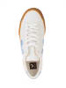 Veja Leder-Sneakers "Campo" in Weiß/ Hellblau