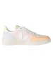 Veja Leder-Sneakers in Weiß/ Bunt
