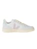 Veja Leder-Sneakers "V 10" in Türkis/ Rosa/ Grün