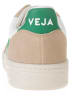 Veja Leder-Sneakers "V 10" in Weiß/ Beige/ Grün