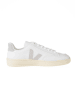 Veja Leren sneakers "V 12" wit/grijs