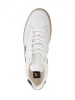 Veja Leder-Sneakers "V 12" in Weiß/ Schwarz