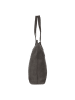 SPARWELL Leder-Schultertasche "Alice" in Grau - (B)34 x (H)41 x (T)12 cm