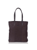 SPARWELL Leren schoudertas "Ashlee" bruin - (B)39 x (H)41 x (D)10 cm