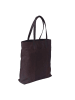 SPARWELL Leder-Schultertasche "Ashlee" in Braun - (B)39 x (H)41 x (T)10 cm
