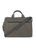 SPARWELL Leren laptoptas "Risto" grijs - (B)41 x (H)31 x (D)11 cm