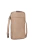 SPARWELL Leren smartphone "Offbeat oda" beige - (B)11 x (H)19 x (D)2 cm