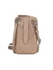 SPARWELL Leren smartphone "Offbeat oda" beige - (B)11 x (H)19 x (D)2 cm