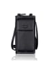 SPARWELL Leder-Handytasche "Offbeat onita" in Schwarz - (B)10 x (H)19 x (T)5 cm