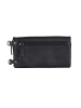 SPARWELL Leren smartphonetas "Offbeat onita" zwart - (B)10 x (H)19 x (D)5 cm