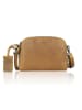 SPARWELL Leder-Umhängetasche "Kreative Karina" in Hellbraun - (B)21 x (H)16 x (T)6 cm