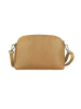 SPARWELL Leder-Umhängetasche "Kreative Karina" in Hellbraun - (B)21 x (H)16 x (T)6 cm