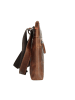 SPARWELL Leren schoudertas "Worldly wilbur" lichtbruin - (B)21 x (H)25 x (D)5 cm
