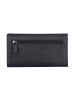 Bellicci Leder-Geldbörse "Calista" in Schwarz - (B)18 x (H)10 x (T)3 cm