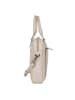 Bellicci Leren handtas "Cameron" beige - (B)40 x (H)28 x (D)7 cm
